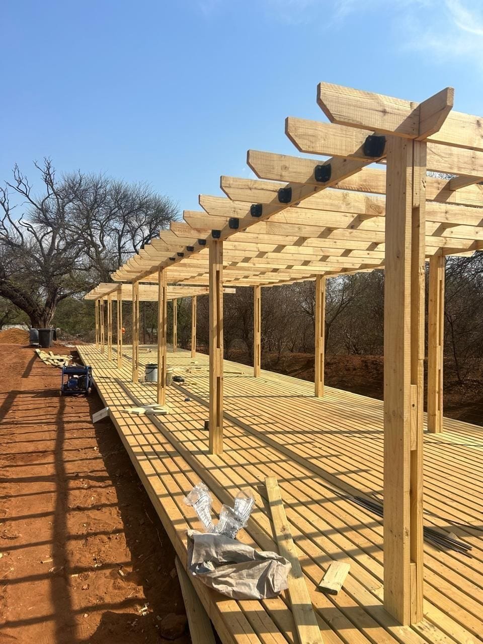 Pergolas & Decking — project 1
