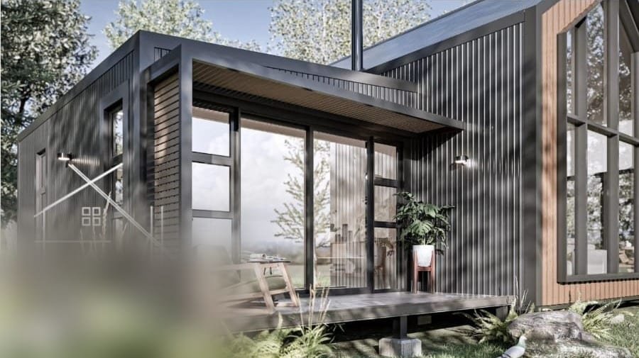 2 Bedroom Pod covered deck exterior